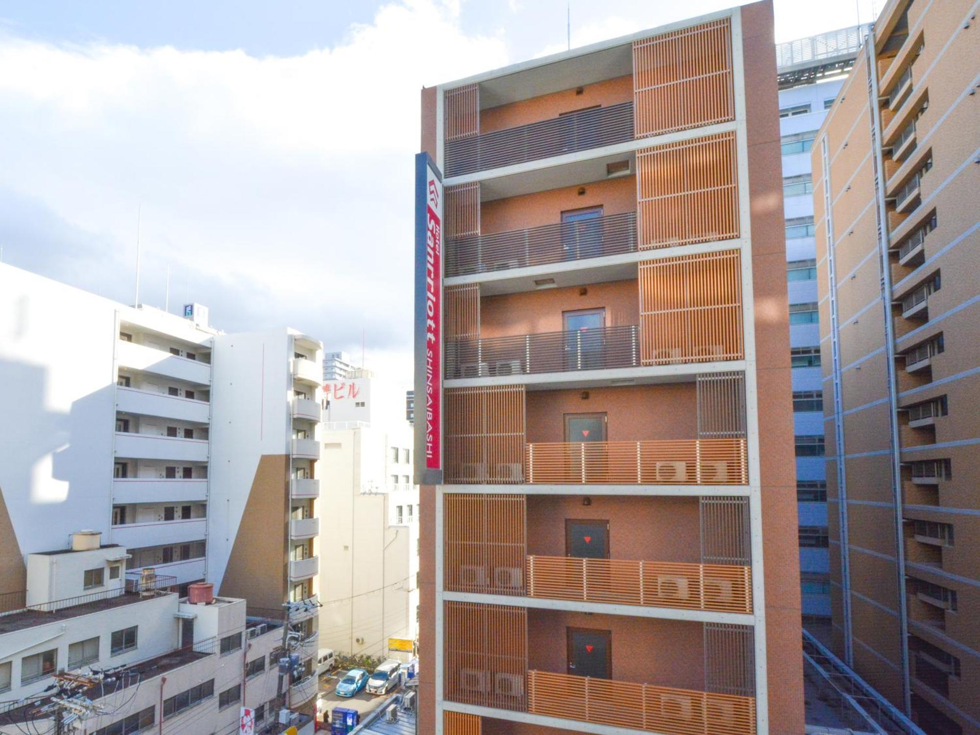 Hotel Sanrriott Shinsaibashi Осака Екстериор снимка